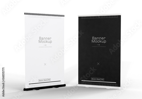 Roll Up Banner Mockup