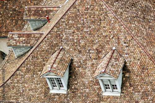 Zurich roof from above