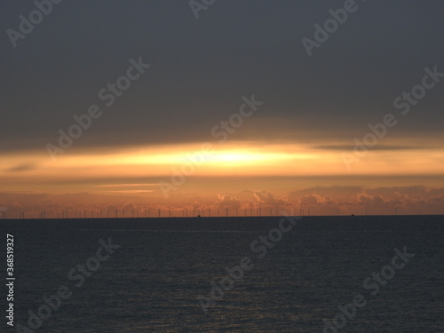 Sunrise at sea