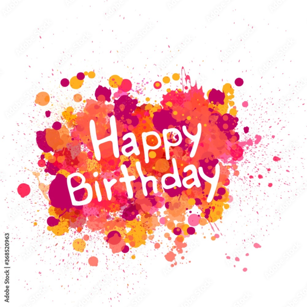 vector illustration of a happy birthday card vector illustration of a happy birthday card