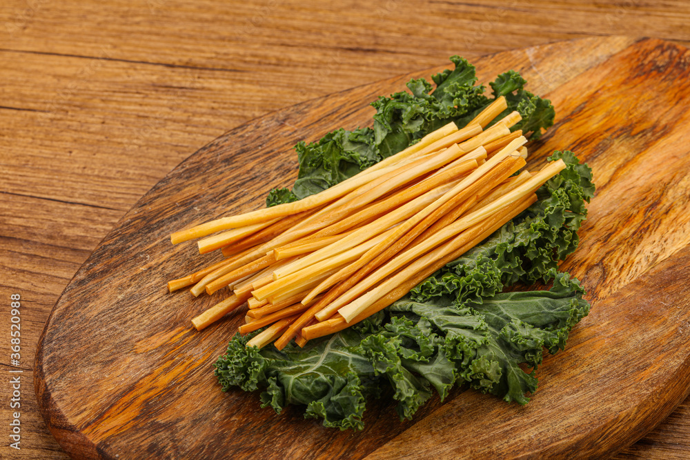 Chechel cheese sticks over board Chechel cheese sticks over board
