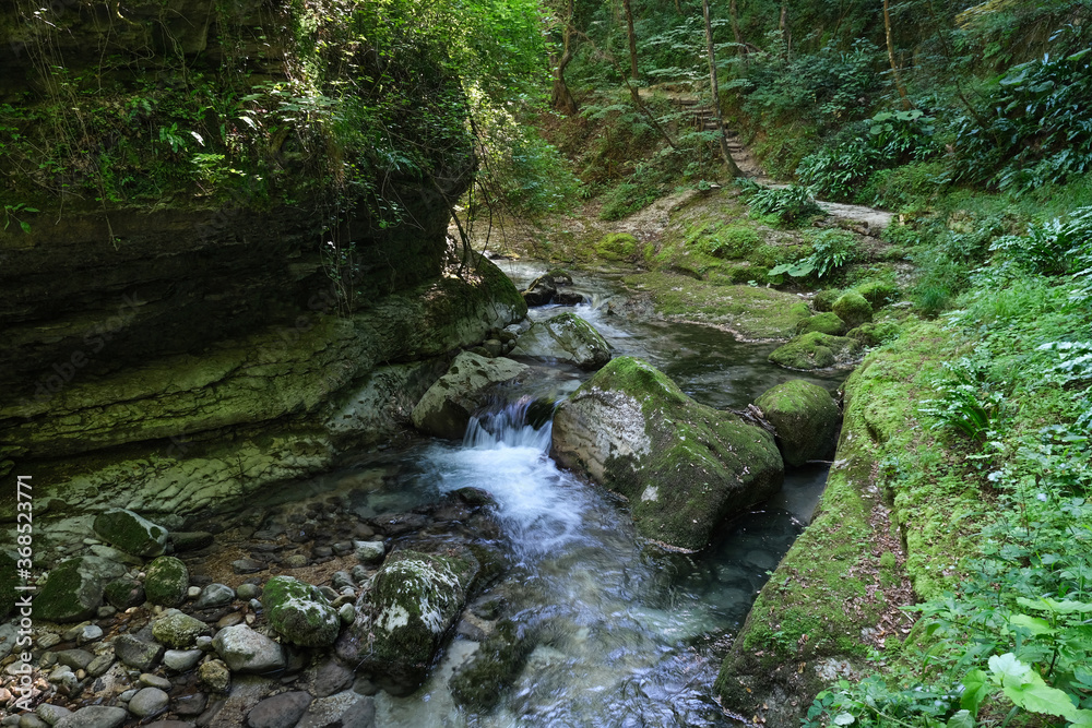 orfento river valley inside the majella mountain complex in abruzzo italy orfento river valley inside the majella mountain complex in abruzzo italy