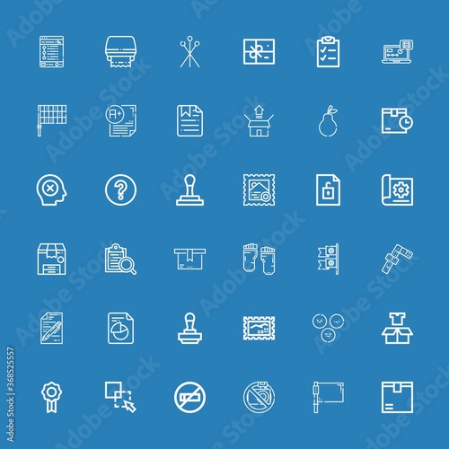 Editable 36 mark icons for web and mobile