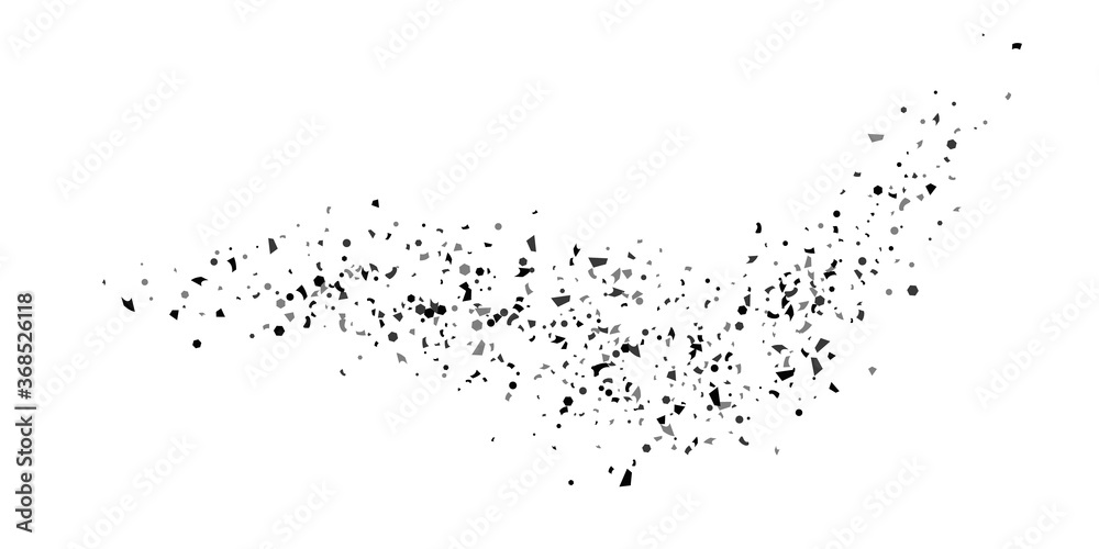 Fototapeta premium Silver confetti.