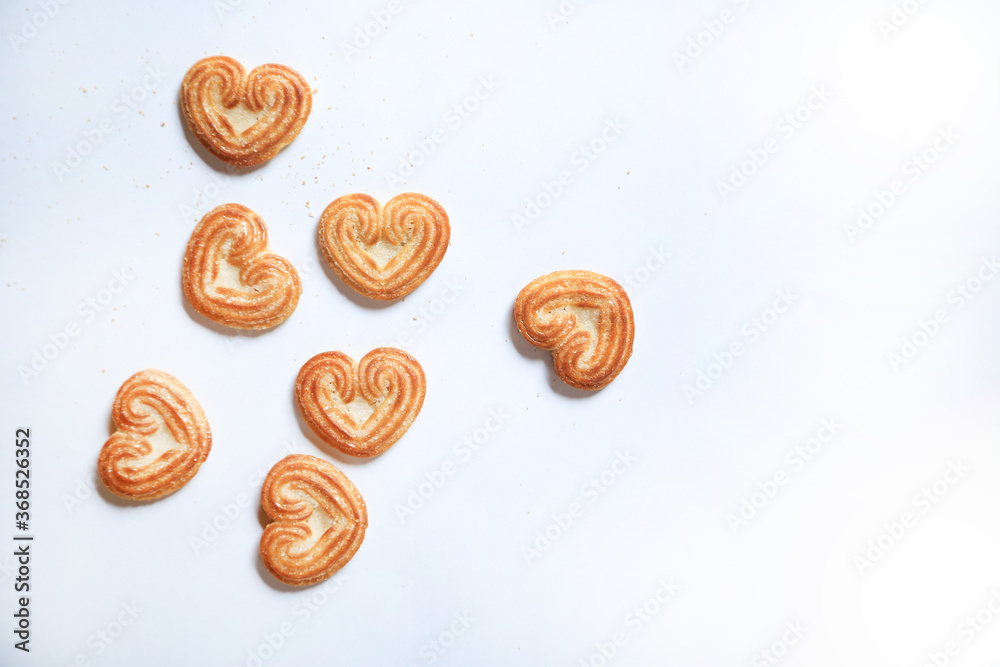 Little heart biscuits, cookies for Valentine's day Little heart biscuits, cookies for Valentine's day