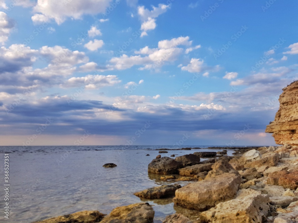 Sunset on the Black Sea. Crimea. Sunset on the Black Sea. Crimea.
