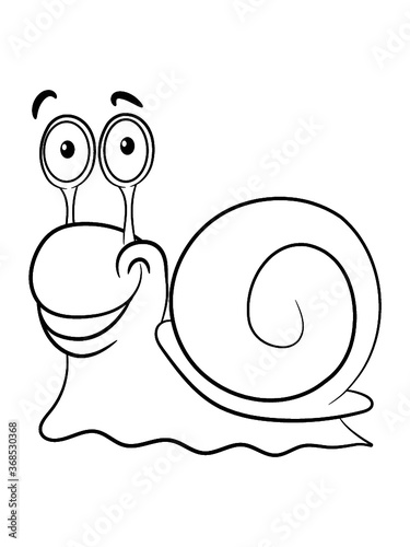 Schnecke lustig lächeln Kinder 
