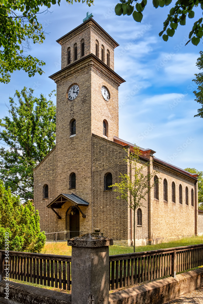 Martin-Luther-Kirche in Hennigsdorf by Berlin, Germany