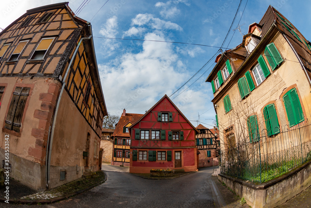 Obraz premium Bouxwiller im Elsass