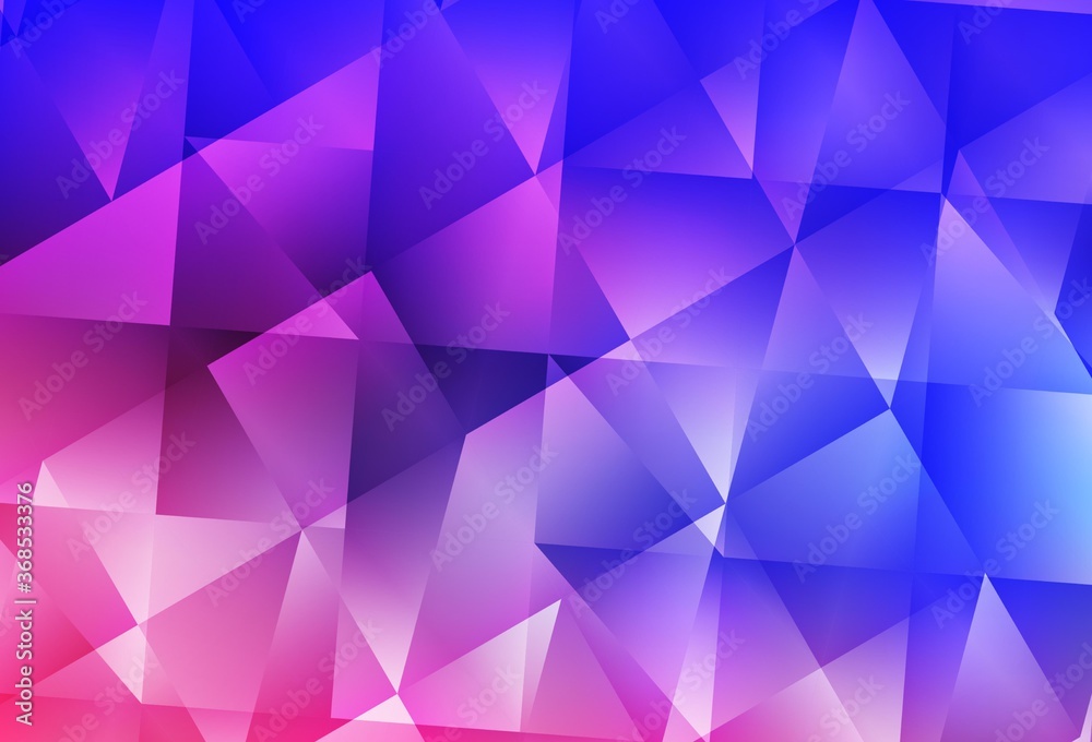 Light Pink, Blue vector polygon abstract background. Light Pink, Blue vector polygon abstract background.
