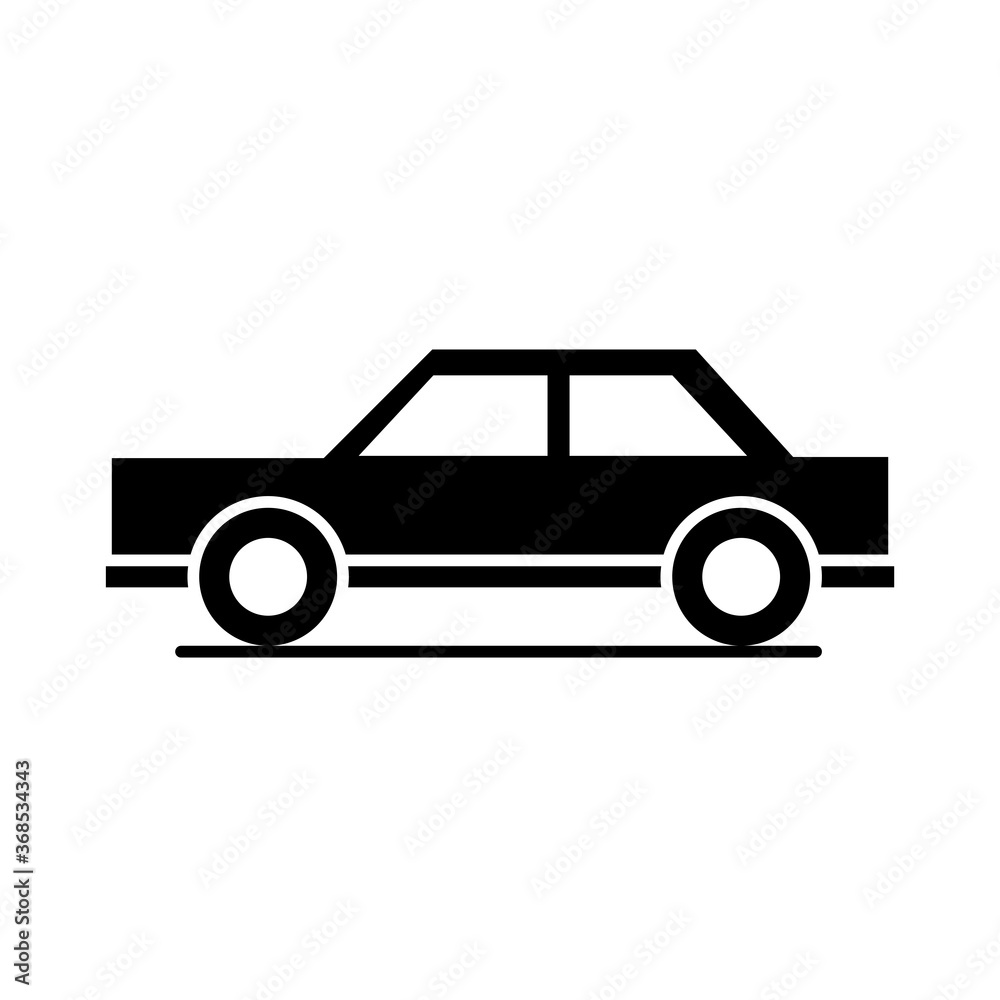car sedan model transport vehicle silhouette style icon design car sedan model transport vehicle silhouette style icon design