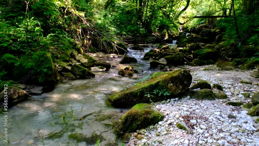 valley of the orfento river in abruzzo italy