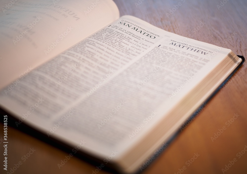 Holy Bible Christian Book New Testament - Mathew Gospel Holy Bible Christian Book New Testament - Mathew Gospel