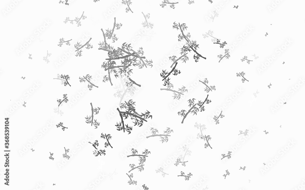 Light Gray vector abstract background with branches. Light Gray vector abstract background with branches.