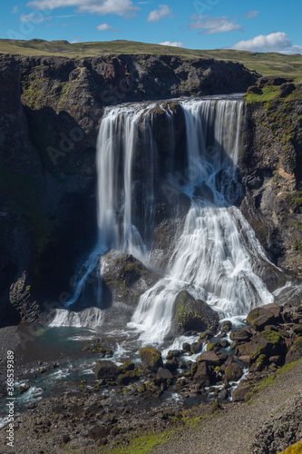 Fagrifoss a Waterfall in Iceland