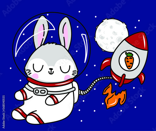 CONEJO EN EL ESPACIO