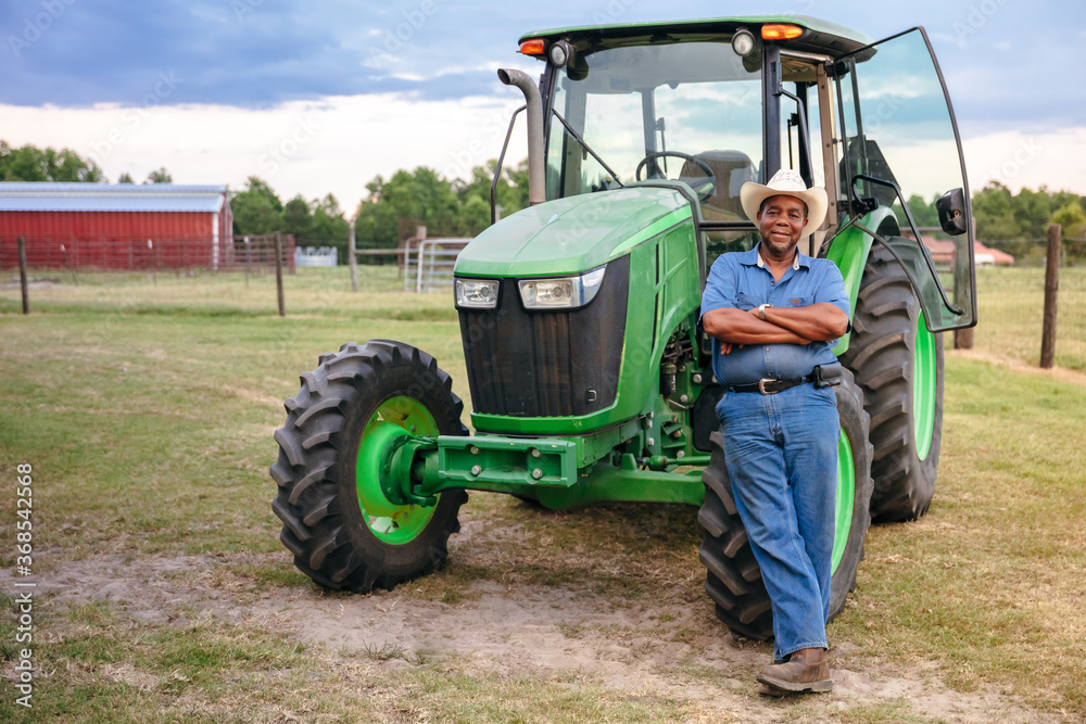 Portrait of mature black farmer Portrait of mature black farmer