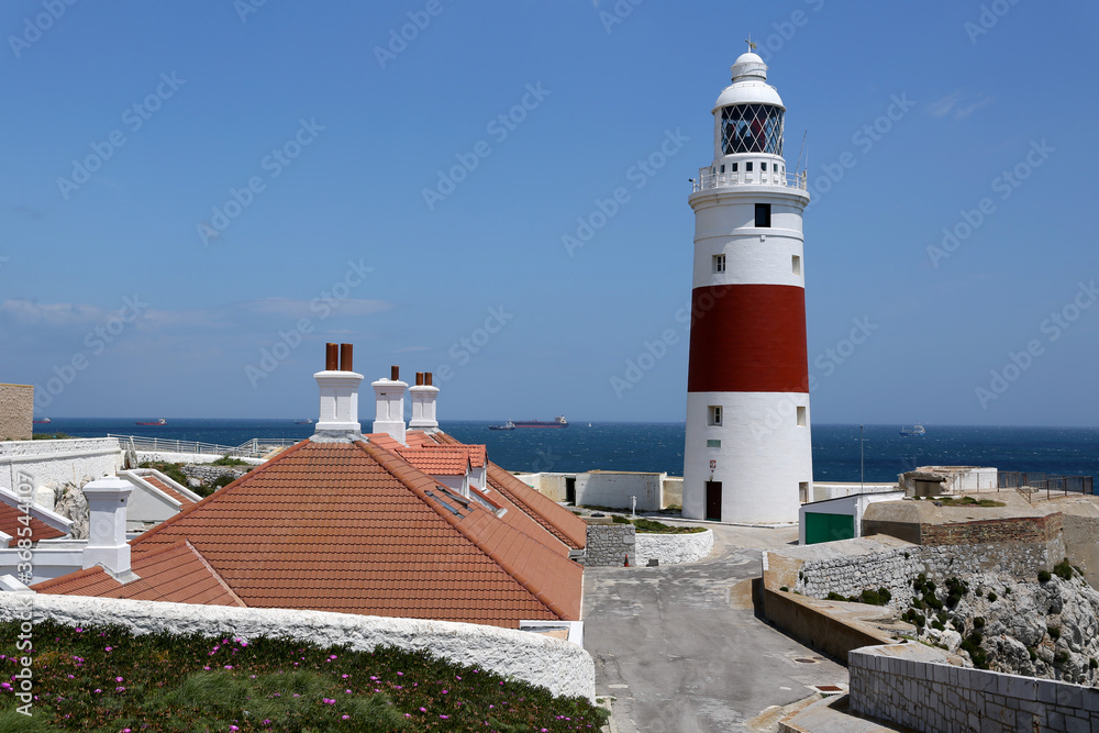 Europa Point Lighthouse, Gibraltar, UK Europa Point Lighthouse, Gibraltar, UK