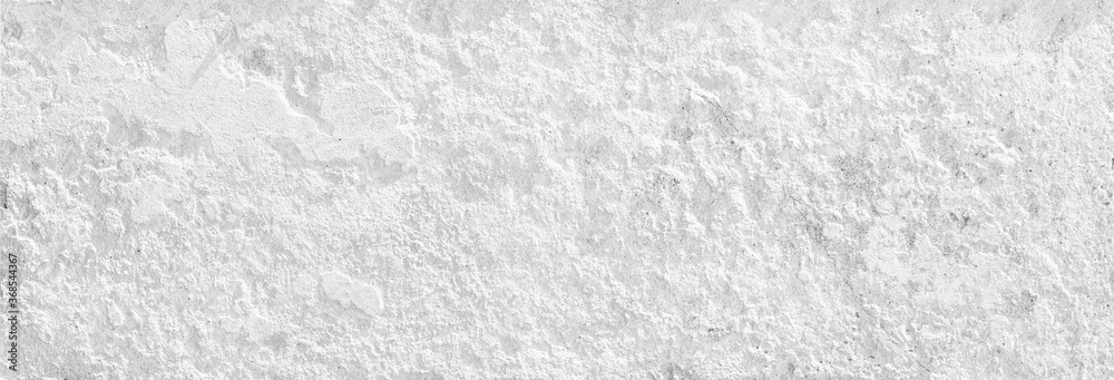 Obraz premium Empty gray concrete wall, old cement texture cracked. Abstract grunge background, panorama, banner.