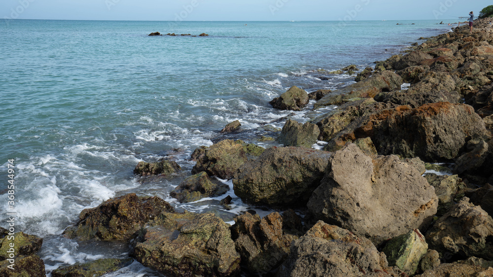 rocks in the sea rocks in the sea