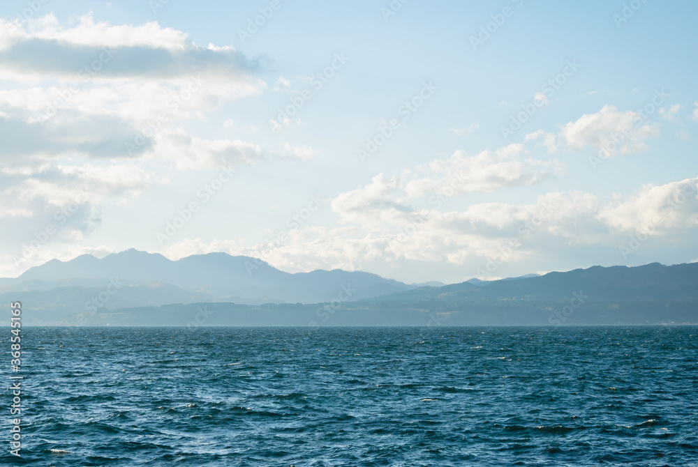 Obraz premium 海 空 雲 素材