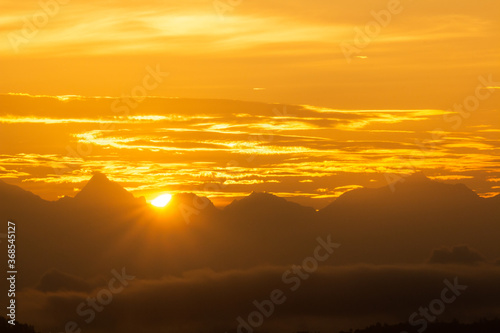sunrise over the mountains © Shashank