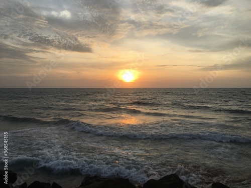 夕日