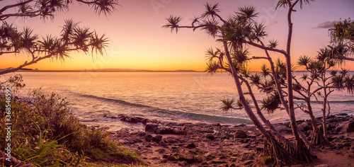 Panoramic Noosa Evening Seascape photo