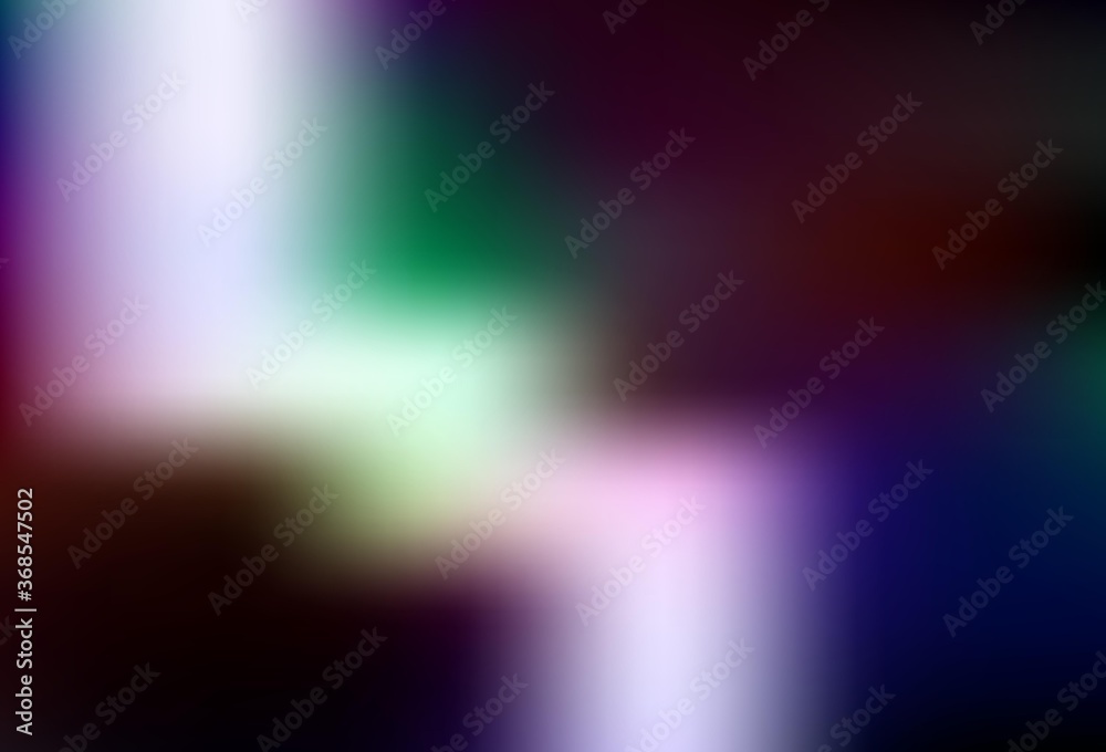 Light BLUE vector blurred and colored pattern.