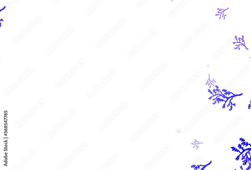 Light Purple vector natural artwork with sakura.