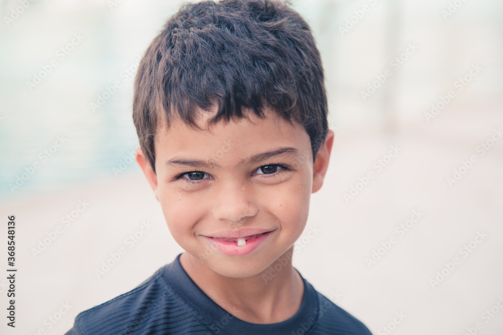 Missing tooth child boy 