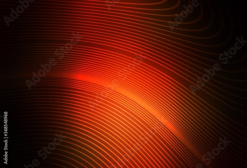 Dark Red vector pattern with wry lines.