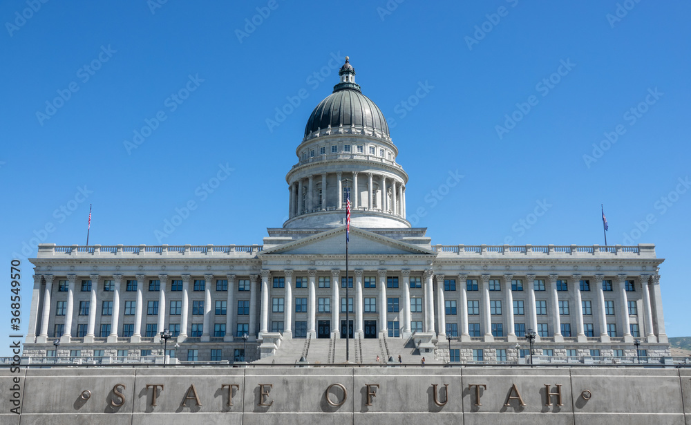 Fototapeta premium Utah State Capitol Building in Salt Lake City, Utah, USA