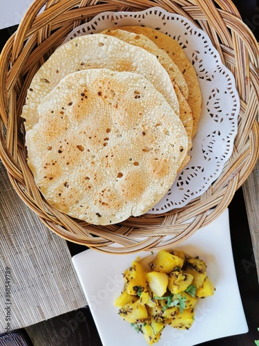Delicious Indian food dishes.