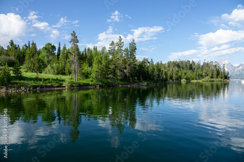 Jackson Lake View at Grand Tetons National Park, Wyoming, USA