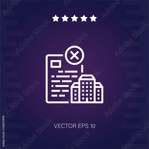 bankrupt vector icon