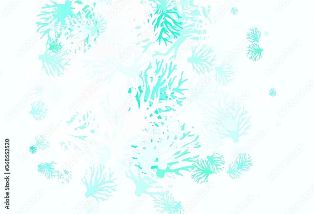 Light Green vector natural backdrop with branches. Light Green vector natural backdrop with branches.