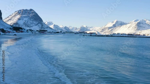 winter Lofoten beach