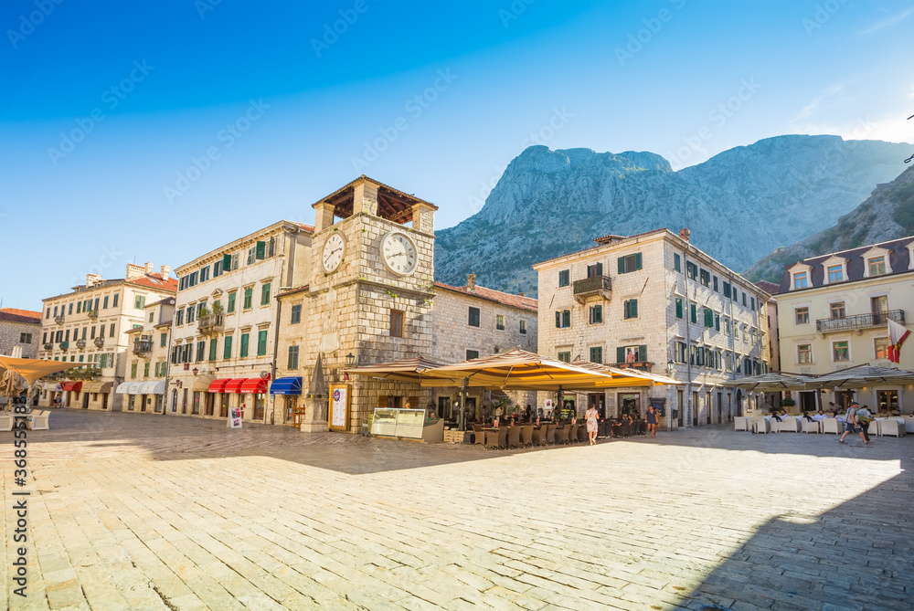Montenegro. Streets of the Old City of Kotor