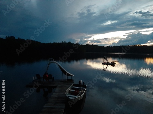 boat on lake