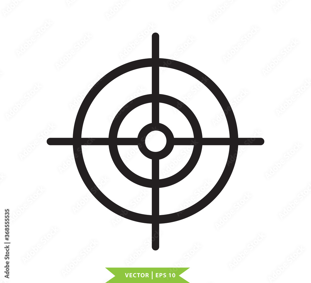 Target icon vector flat style trendy Target icon vector flat style trendy