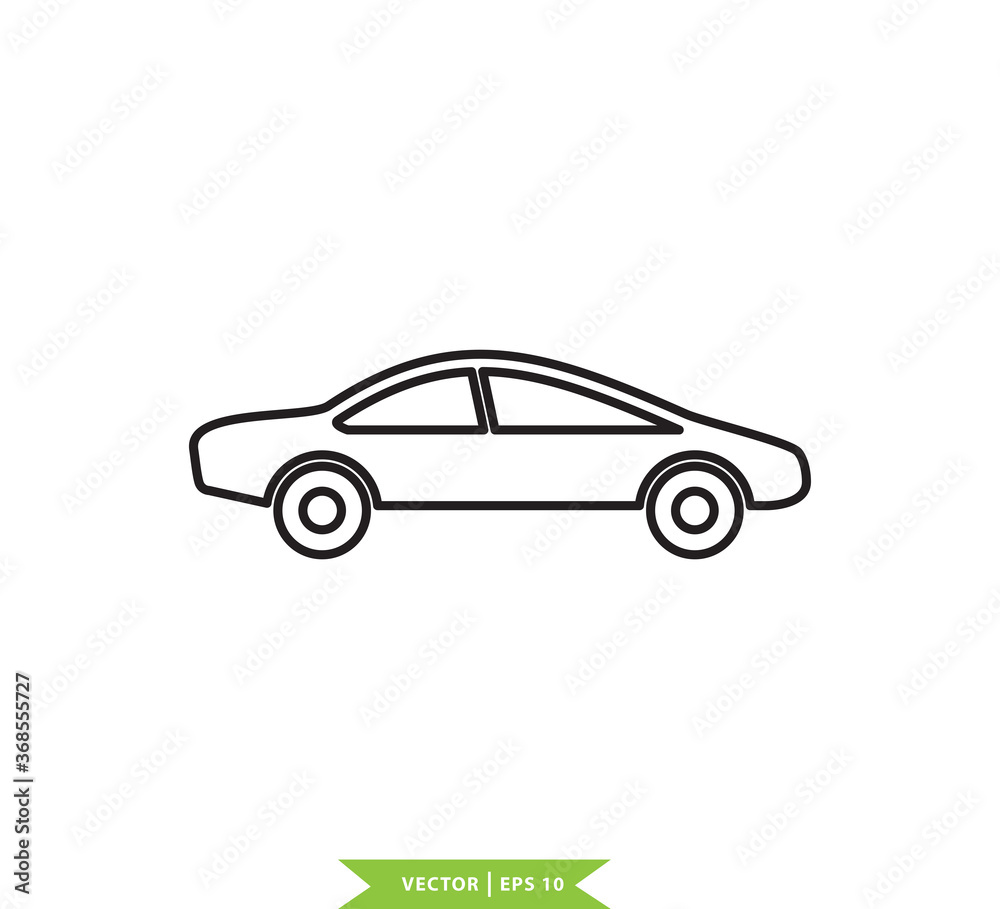 Taxi icon vector illustration logo design template