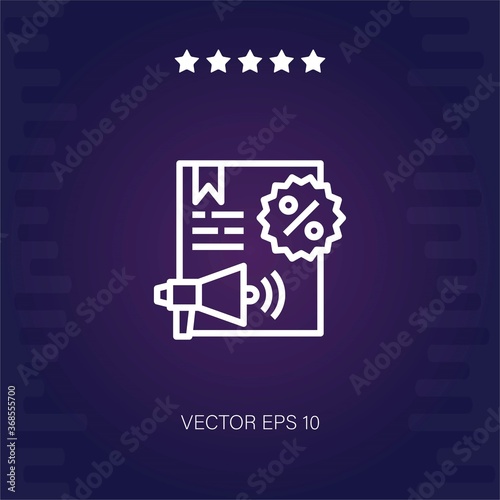 discount vector icon modern illustration