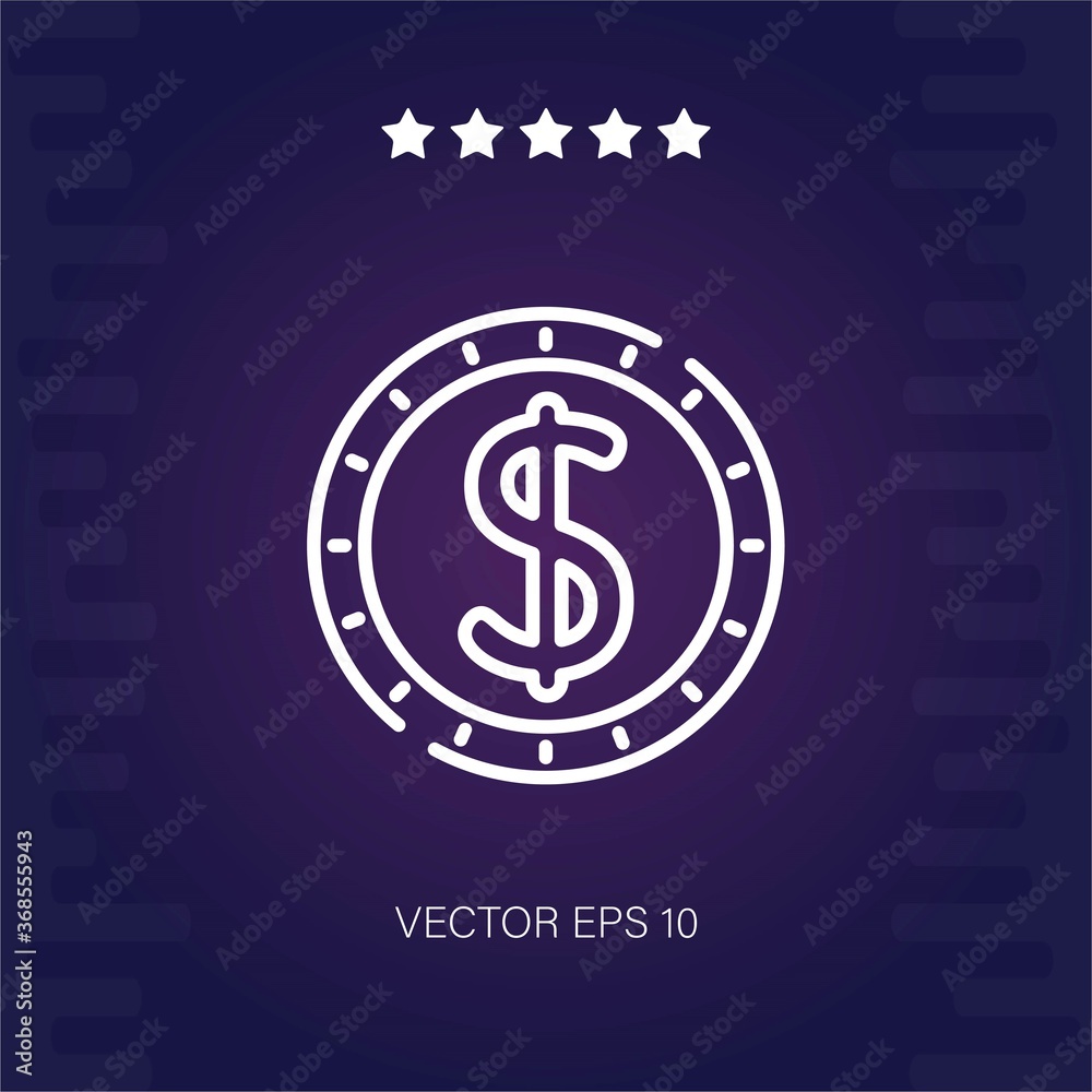 dollar vector icon modern illustration dollar vector icon modern illustration