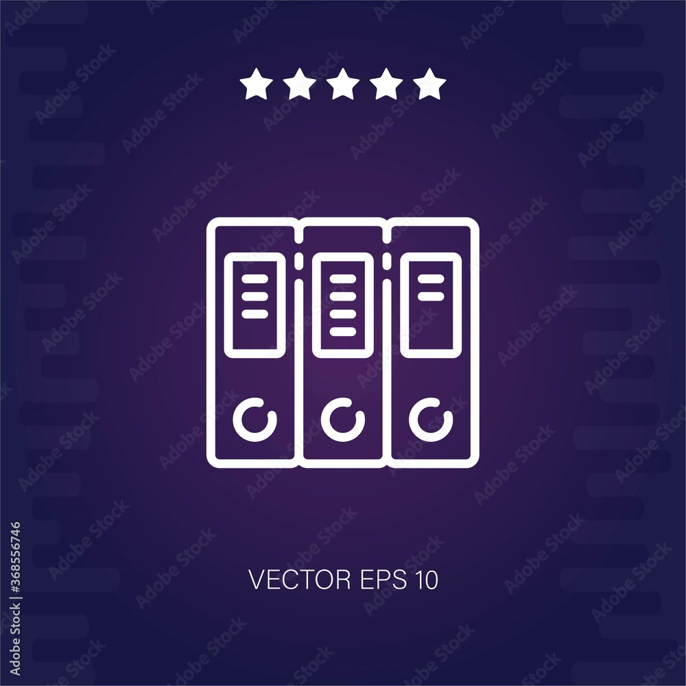 folders vector icon modern illustration folders vector icon modern illustration