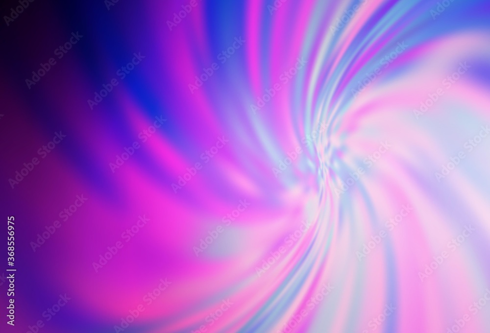Obraz premium Light Purple, Pink vector blurred and colored pattern.