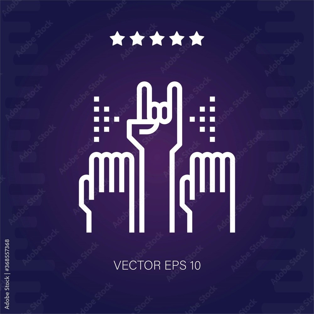 hands vector icon modern illustration
