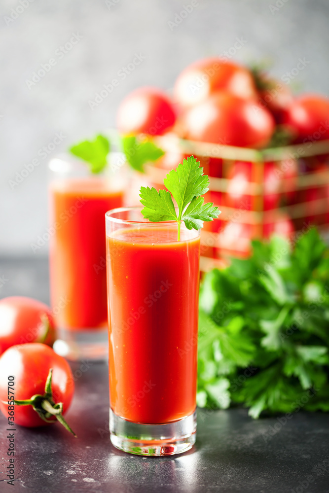 Tomato juice with parsley Tomato juice with parsley