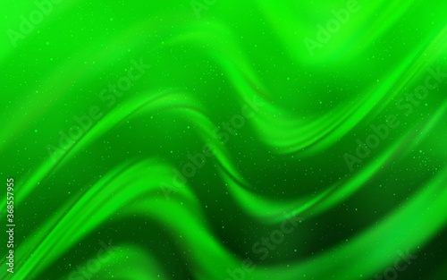 Light Green vector template with space stars. Modern abstract illustration with Big Dipper stars. Template for cosmic backgrounds.