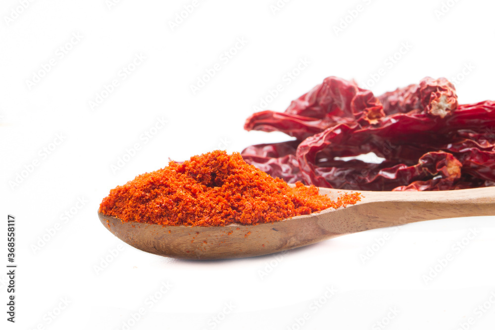 indian spices isolated on white background. indian spices isolated on white background.